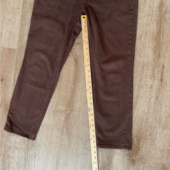 Everlane Women’s original short cheeky bitter chocolate Jeans size 29 - Picture 5 of 9